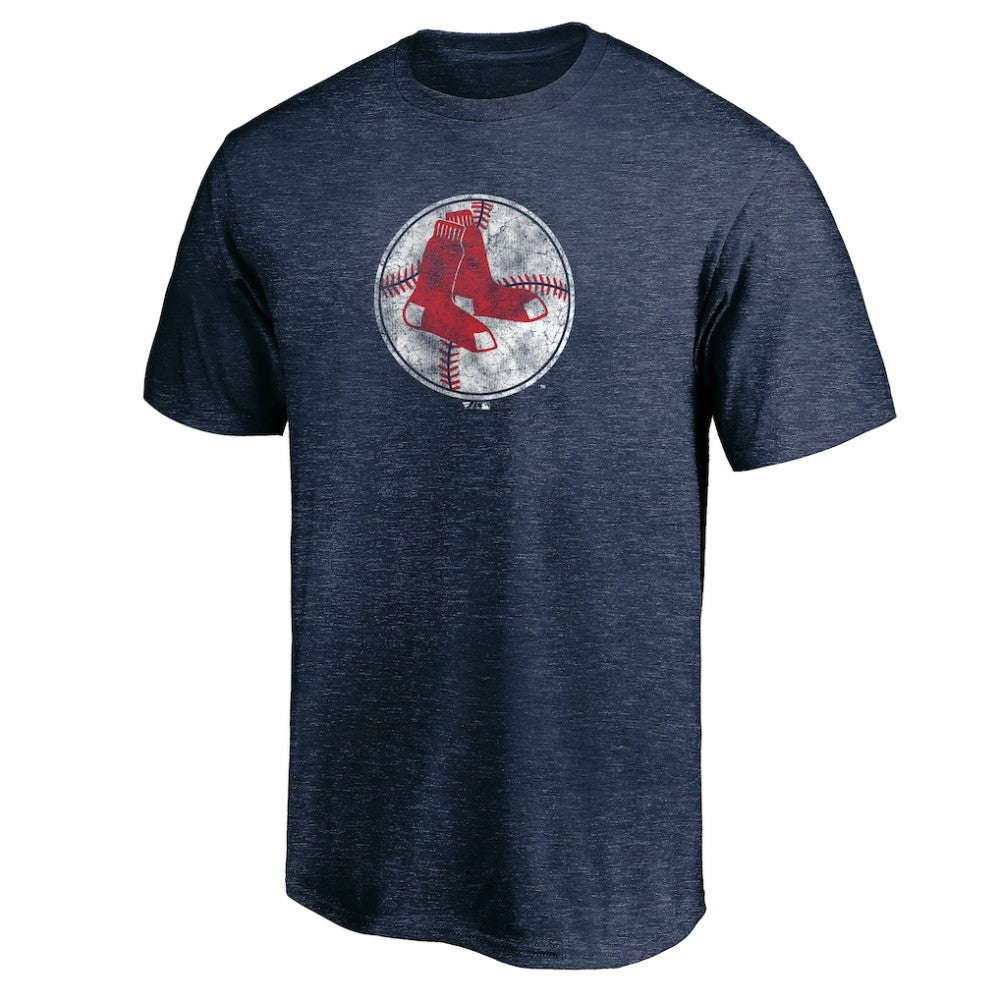 Boston Red Sox Cooperstown Collection True Classics Throwback Logo Tri-Blend T-Shirt - MLB T-shirts