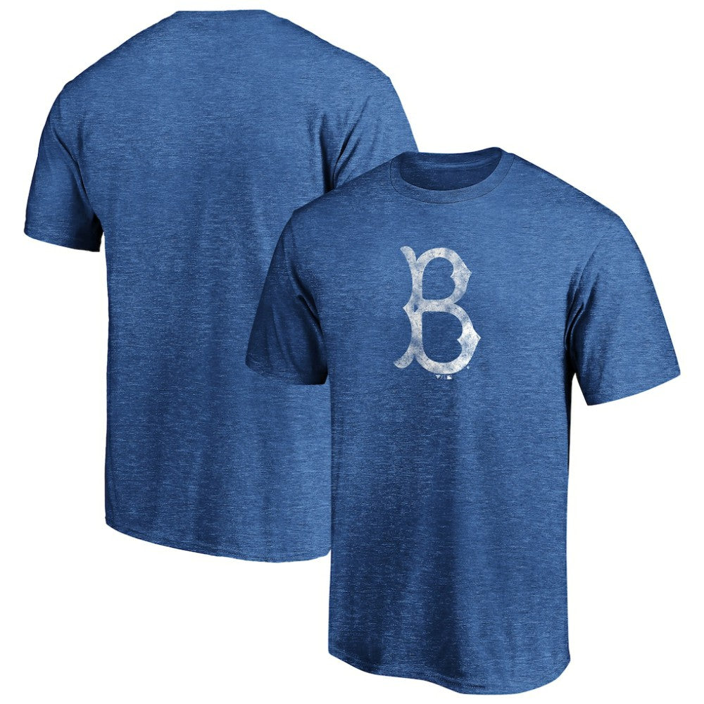 Brooklyn Dodgers Cooperstown Collection True Classics Throwback Logo Tri-Blend T-Shirt - MLB T-shirts