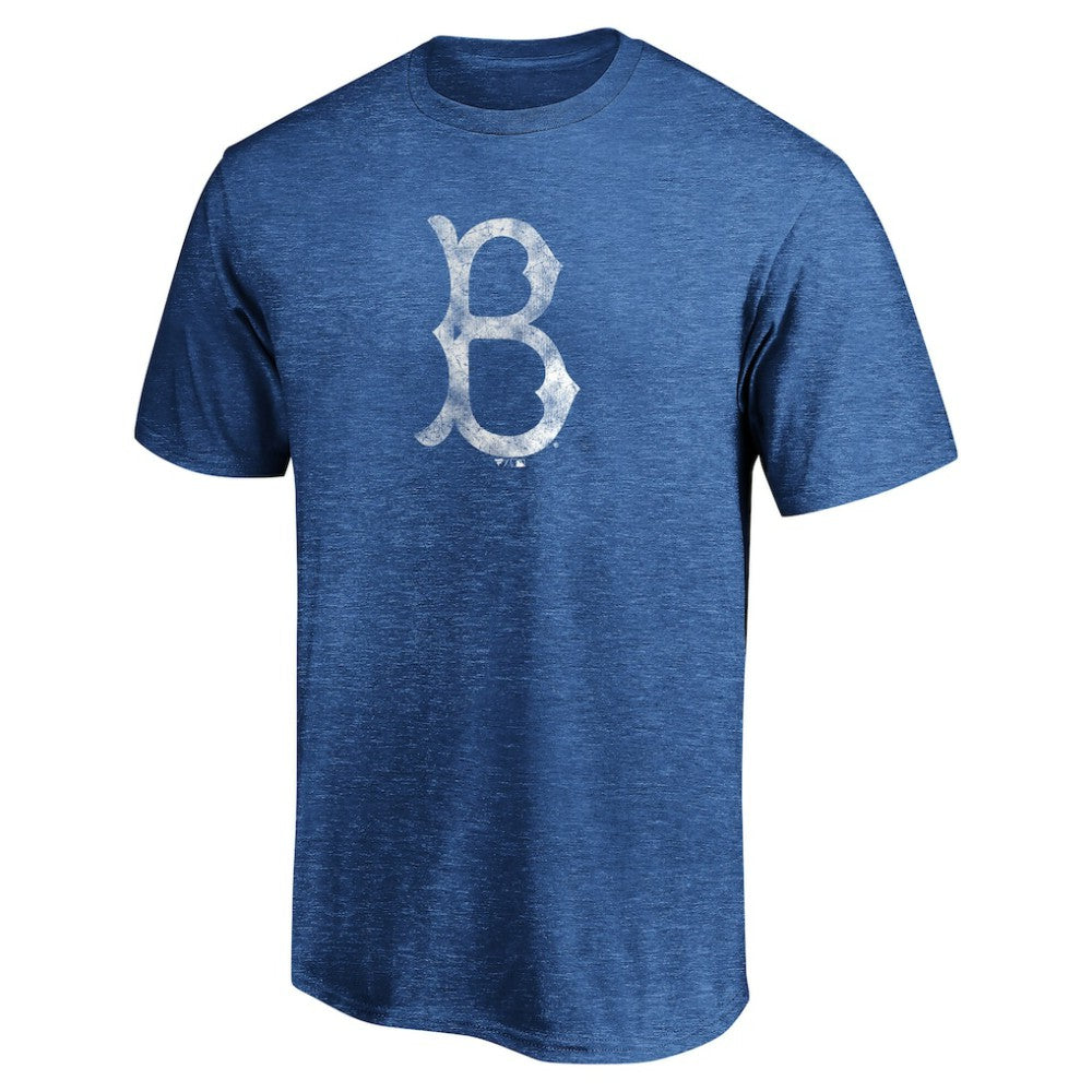 Brooklyn Dodgers Cooperstown Collection True Classics Throwback Logo Tri-Blend T-Shirt - MLB T-shirts