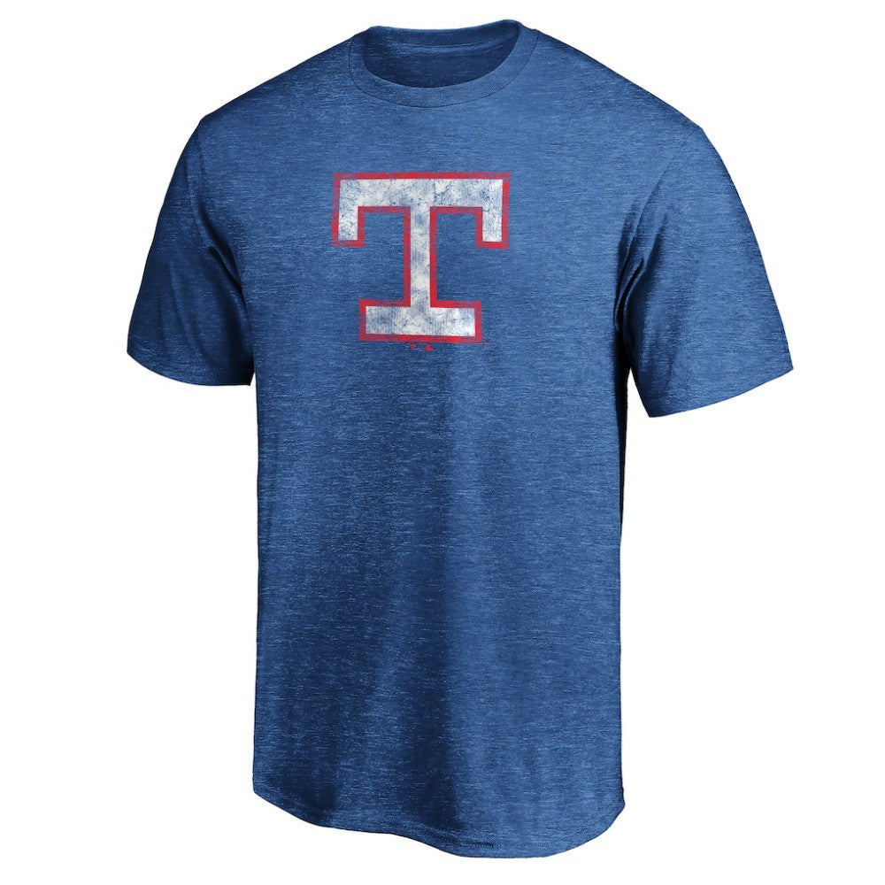 Texas Rangers Cooperstown Collection True Classics Throwback Logo Tri-Blend T-Shirt - MLB T-shirts