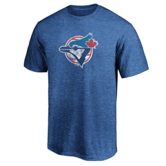 Toronto Blue Jays Cooperstown Collection True Classics Throwback Logo Tri-Blend T-Shirt - MLB T-shirts