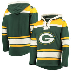 Green Bay Packers '47 Lacer V-Neck Pullover Hoodie | NFL Discount