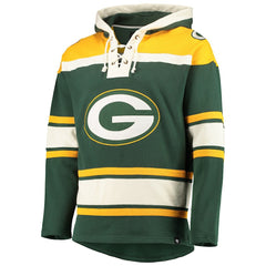 Green Bay Packers '47 Lacer V-Neck Pullover Hoodie | NFL Discount