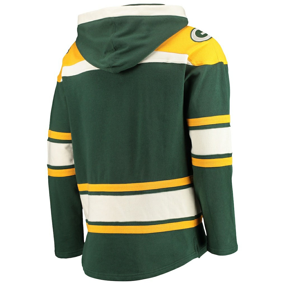 Green Bay Packers '47 Lacer V-Neck Pullover Hoodie | NFL Discount