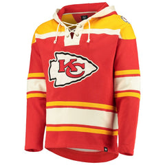 Kansas City Chiefs '47 Lacer V-Neck Pullover Hoodie | NFL Discount