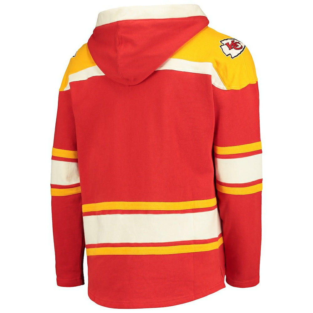 Kansas City Chiefs '47 Lacer V-Neck Pullover Hoodie | NFL Discount