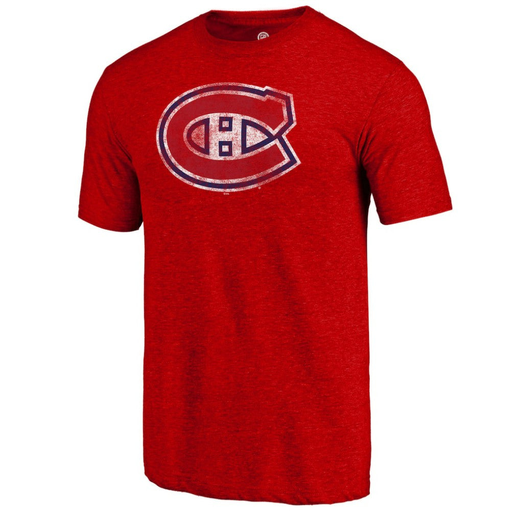 Montreal Canadiens Distressed Tri-Blend T-Shirt -  NHL T-shirts