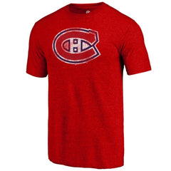 Montreal Canadiens Distressed Tri-Blend T-Shirt -  NHL T-shirts