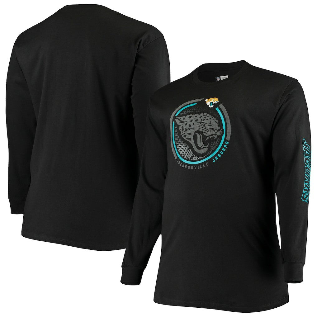 Jacksonville Jaguars Big & Tall Color Pop Long Sleeve T-Shirt | NFL Sale
