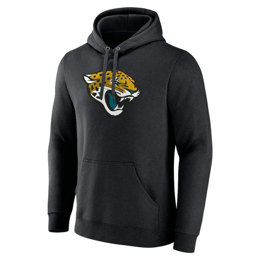 Jacksonville Jaguars Primary Logo Fitted Pullover Hoodie | NFL Discount