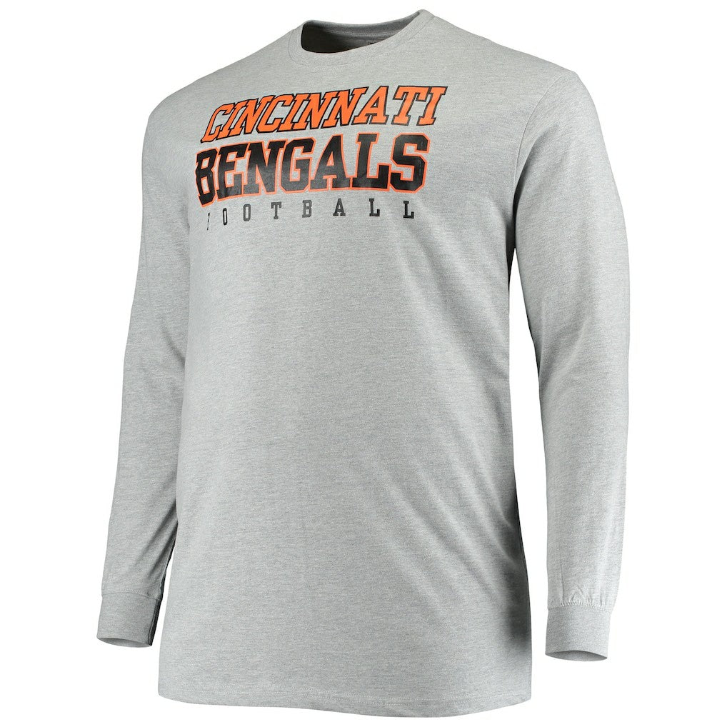 Cincinnati Bengals Big & Tall Practice Long Sleeve T-Shirt | NFL Online