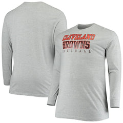 Cleveland Browns Big & Tall Practice Long Sleeve T-Shirt | NFL New