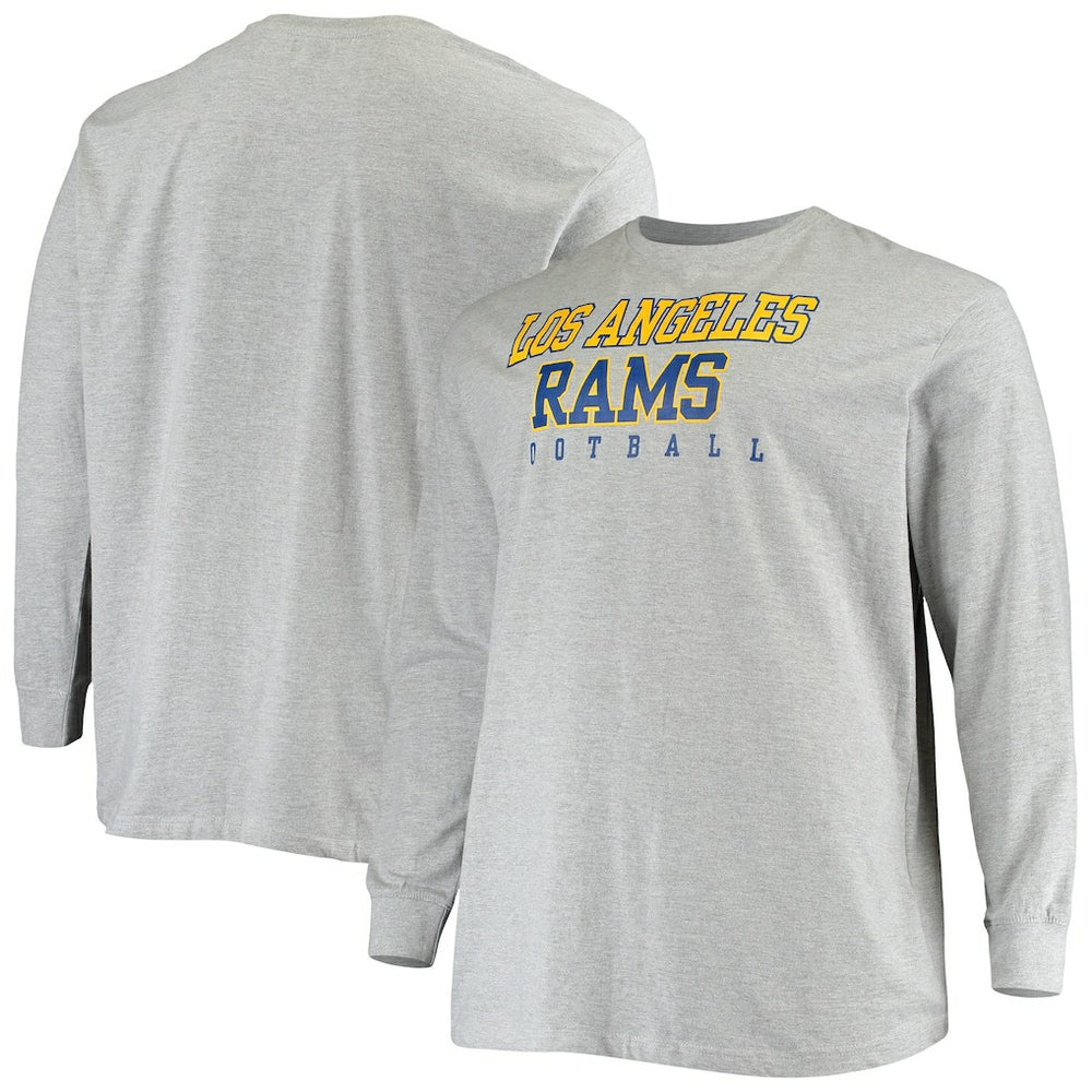 Los Angeles Rams Big & Tall Practice Long Sleeve T-Shirt | NFL Discount