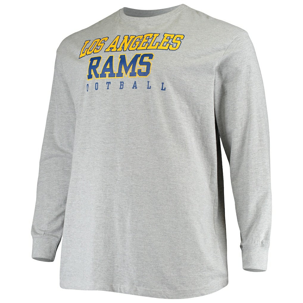 Los Angeles Rams Big & Tall Practice Long Sleeve T-Shirt | NFL Discount
