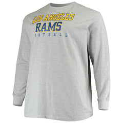 Los Angeles Rams Big & Tall Practice Long Sleeve T-Shirt | NFL Discount