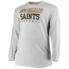 New Orleans Saints Big & Tall Practice Long Sleeve T-Shirt | NFL Sale