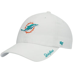 Miami Dolphins '47 Women's Miata Clean Up Logo Adjustable Hat | NFL Outlet