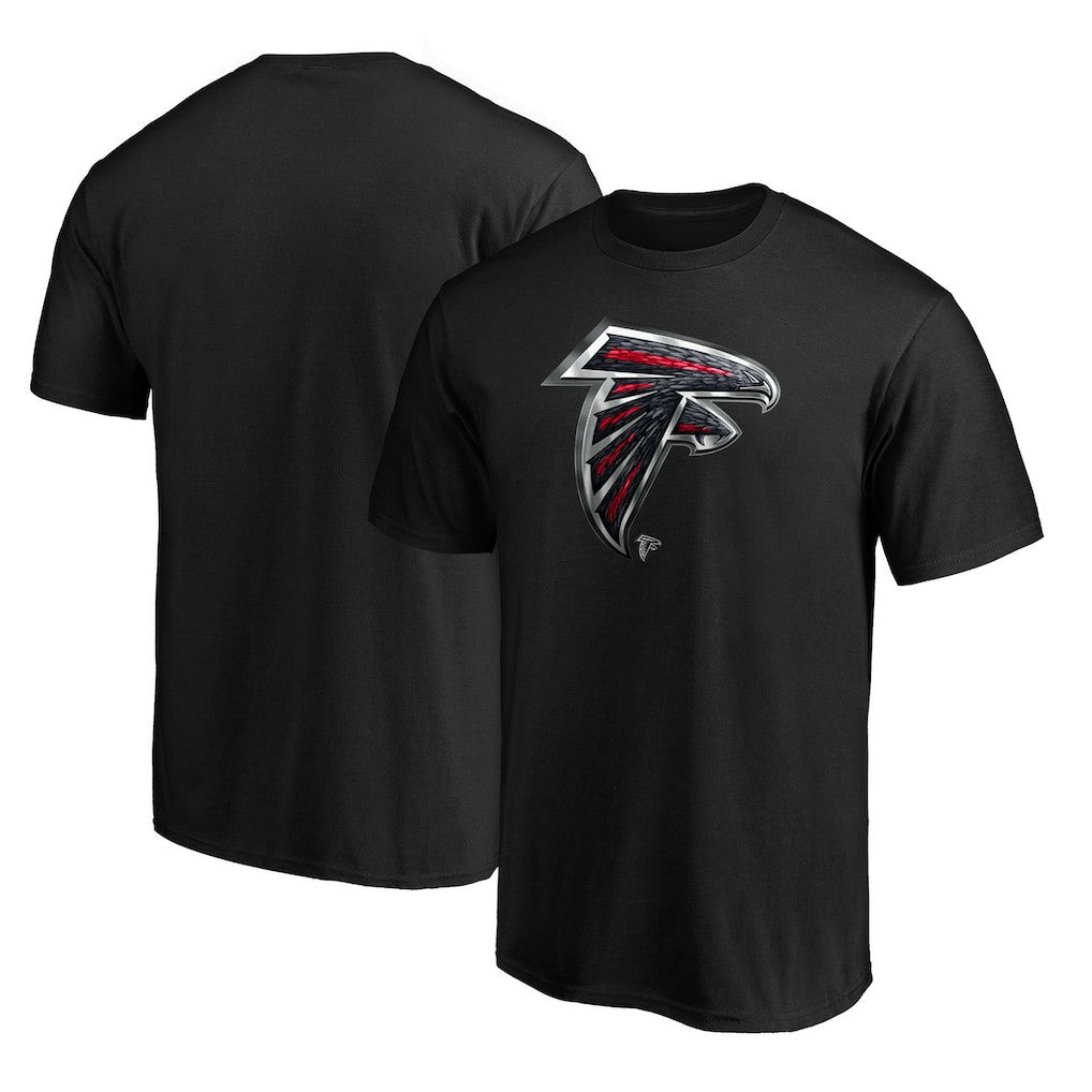 Atlanta Falcons Midnight Mascot Team Logo T-Shirt | NFL Discount