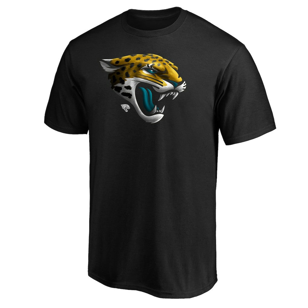 Jacksonville Jaguars Midnight Mascot Team Logo T-Shirt | NFL On sale