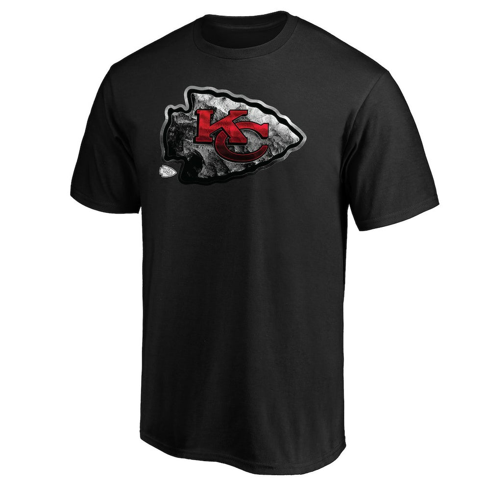 Kansas City Chiefs Midnight Mascot Team Logo T-Shirt | NFL Discount