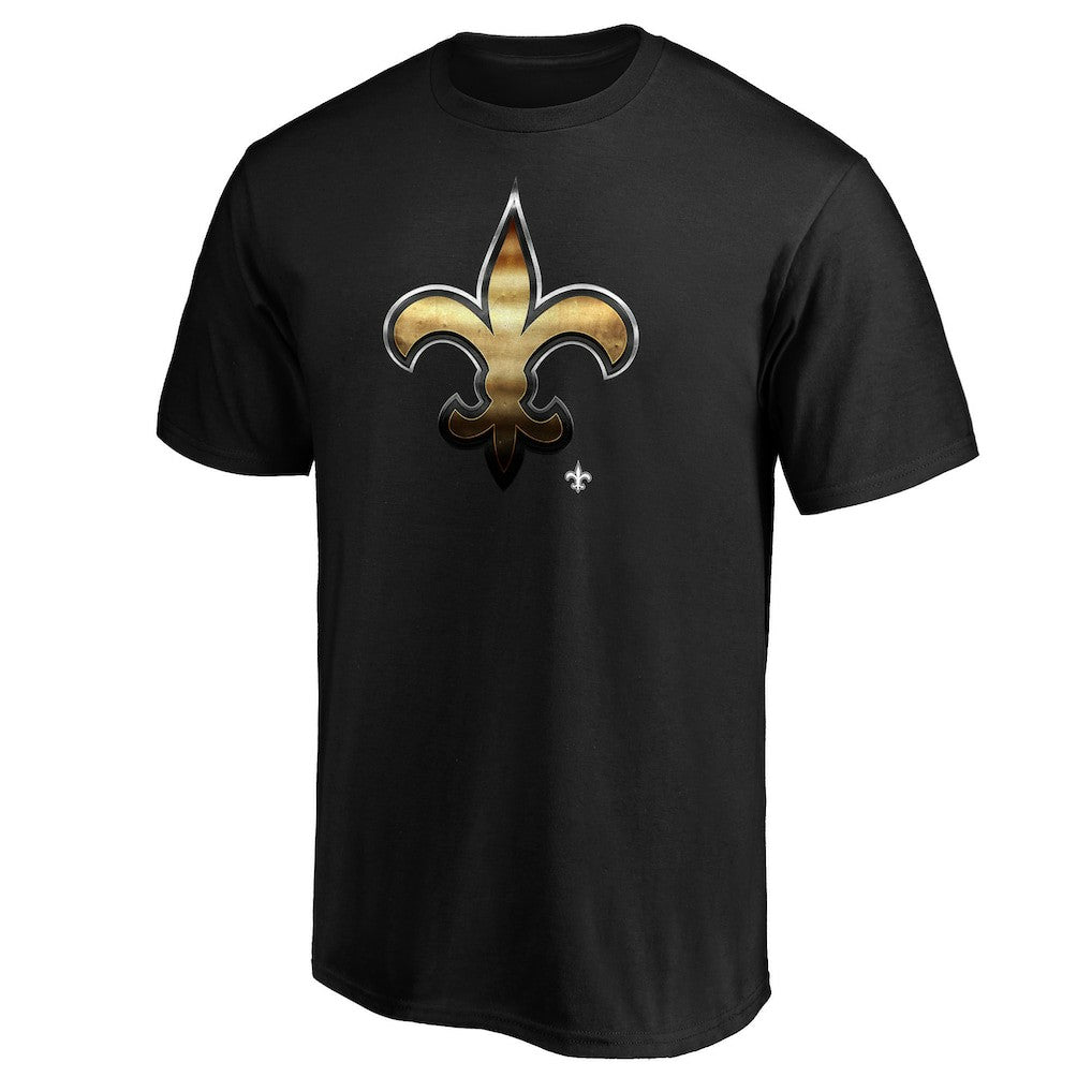 New Orleans Saints Midnight Mascot Team Logo T-Shirt | NFL Sale
