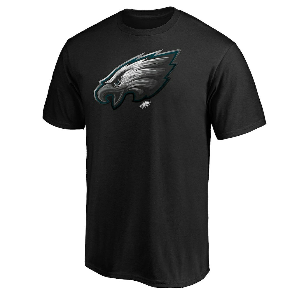 Philadelphia Eagles Midnight Mascot Team Logo T-Shirt | NFL Outlet