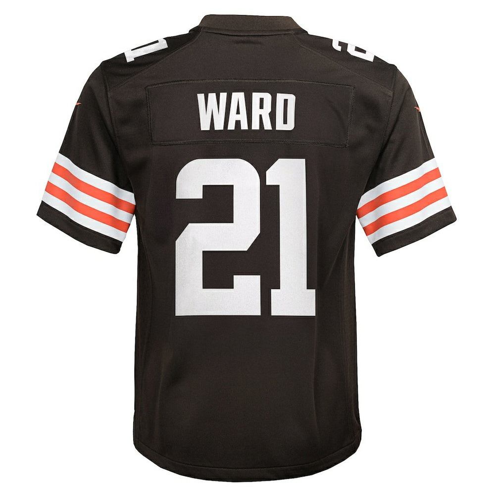 Cleveland Browns Denzel Ward  Youth Game Jersey | NFL Hot