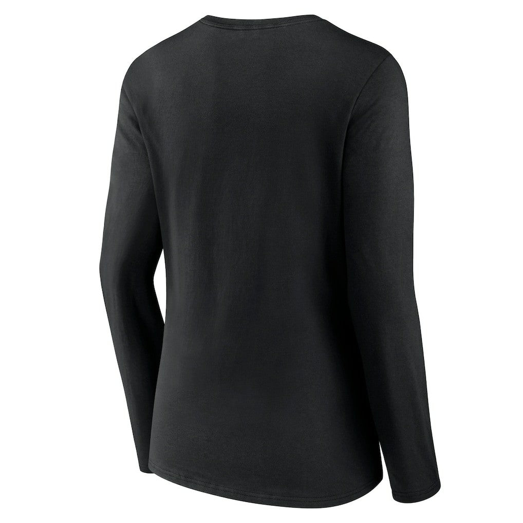 New York Jets Women's Primary Team Logo Long Sleeve V-Neck T-Shirt | NFL Online