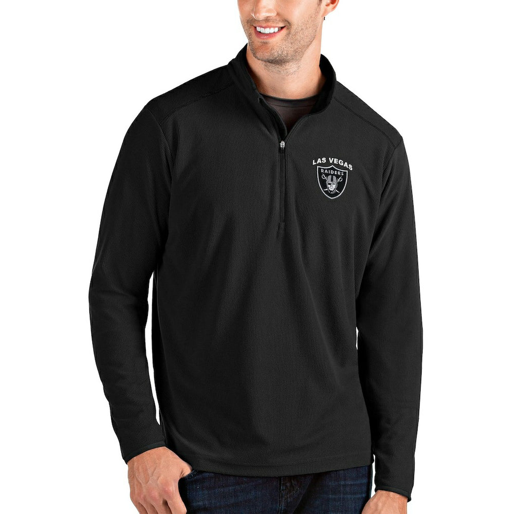 Las Vegas Raiders Antigua Glacier Quarter-Zip Pullover Jacket | NFL Hot