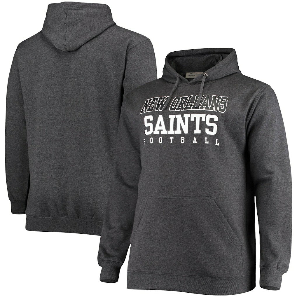 New Orleans Saints Big & Tall Practice Pullover Hoodie | NFL On sale