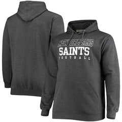 New Orleans Saints Big & Tall Practice Pullover Hoodie | NFL On sale