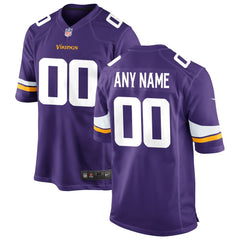 Minnesota Vikings Custom Game Jersey | NFL Outlet