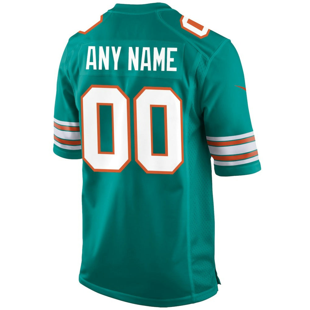 Miami Dolphins Alternate Custom Game Jersey | NFL Outlet