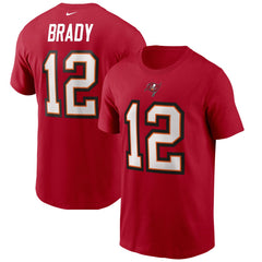Tampa Bay Buccaneers Tom Brady  Name & Number T-Shirt | NFL Hot
