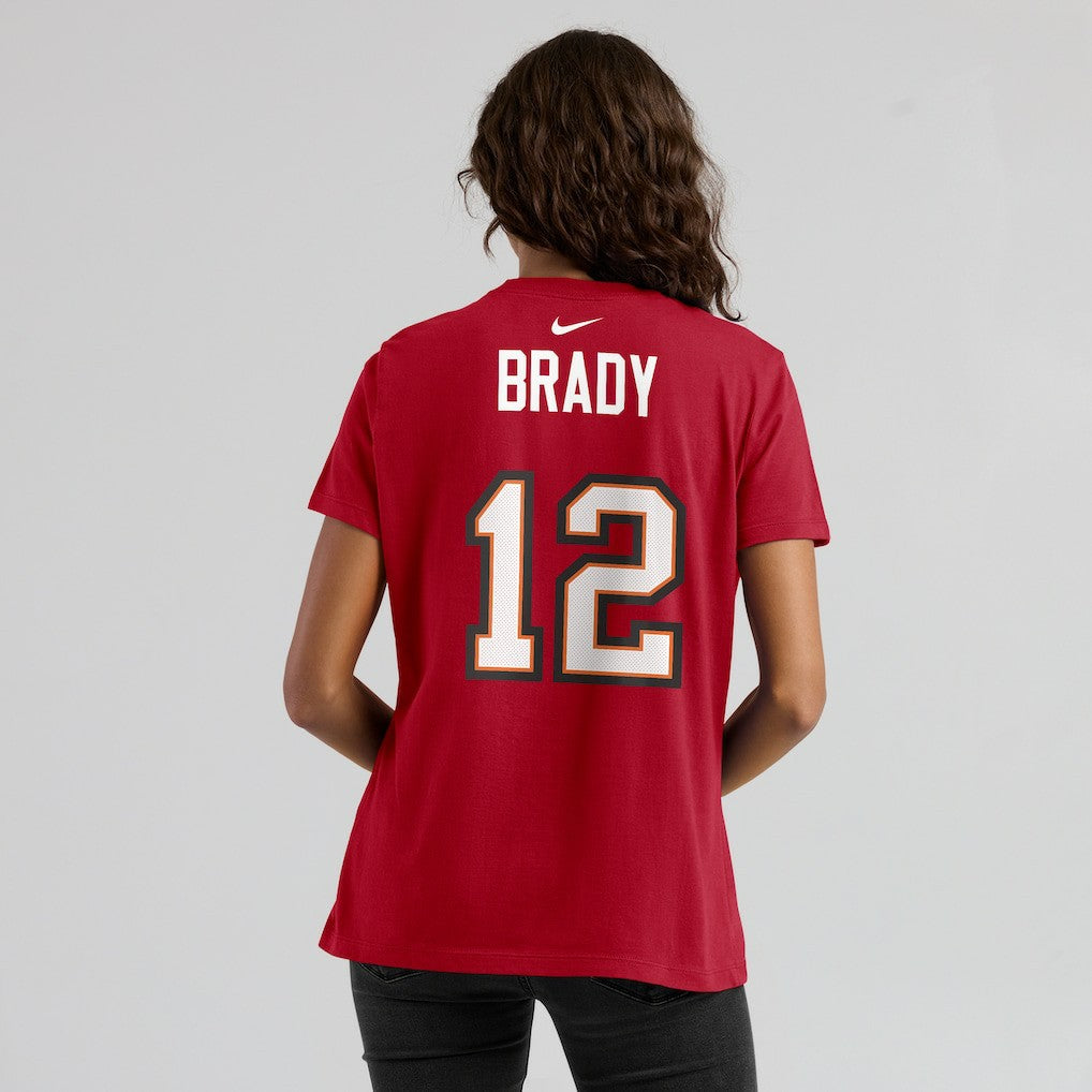 Tampa Bay Buccaneers Tom Brady  Women's Name & Number T-Shirt | NFL New
