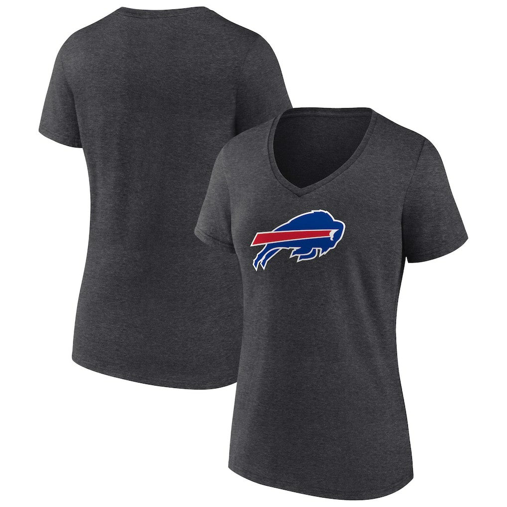 Buffalo Bills Women's Primary Team Logo V-Neck T-Shirt | NFL Discount