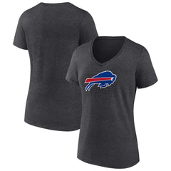 Buffalo Bills Women's Primary Team Logo V-Neck T-Shirt | NFL Discount