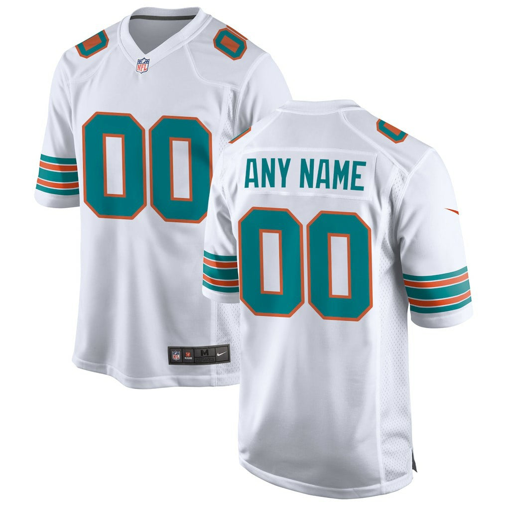 Miami Dolphins Alternate Custom Game Jersey | NFL Sale