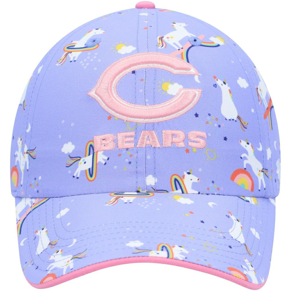 Chicago Bears '47 Girls Preschool Unicorn Clean Up Adjustable Hat | NFL Outlet