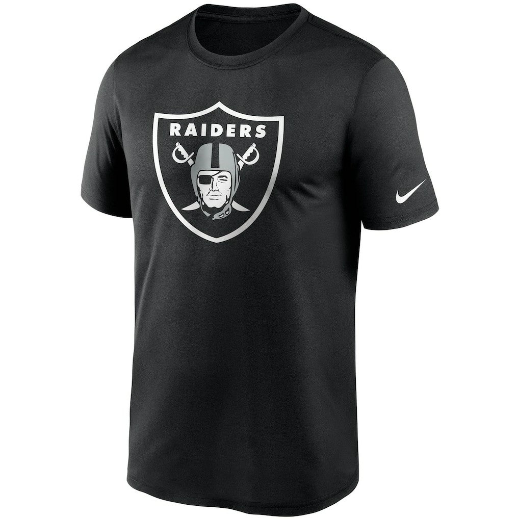 Las Vegas Raiders Logo Essential Legend Performance T-Shirt | NFL Outlet