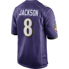Baltimore Ravens Lamar Jackson  Game Jersey | NFL Discount