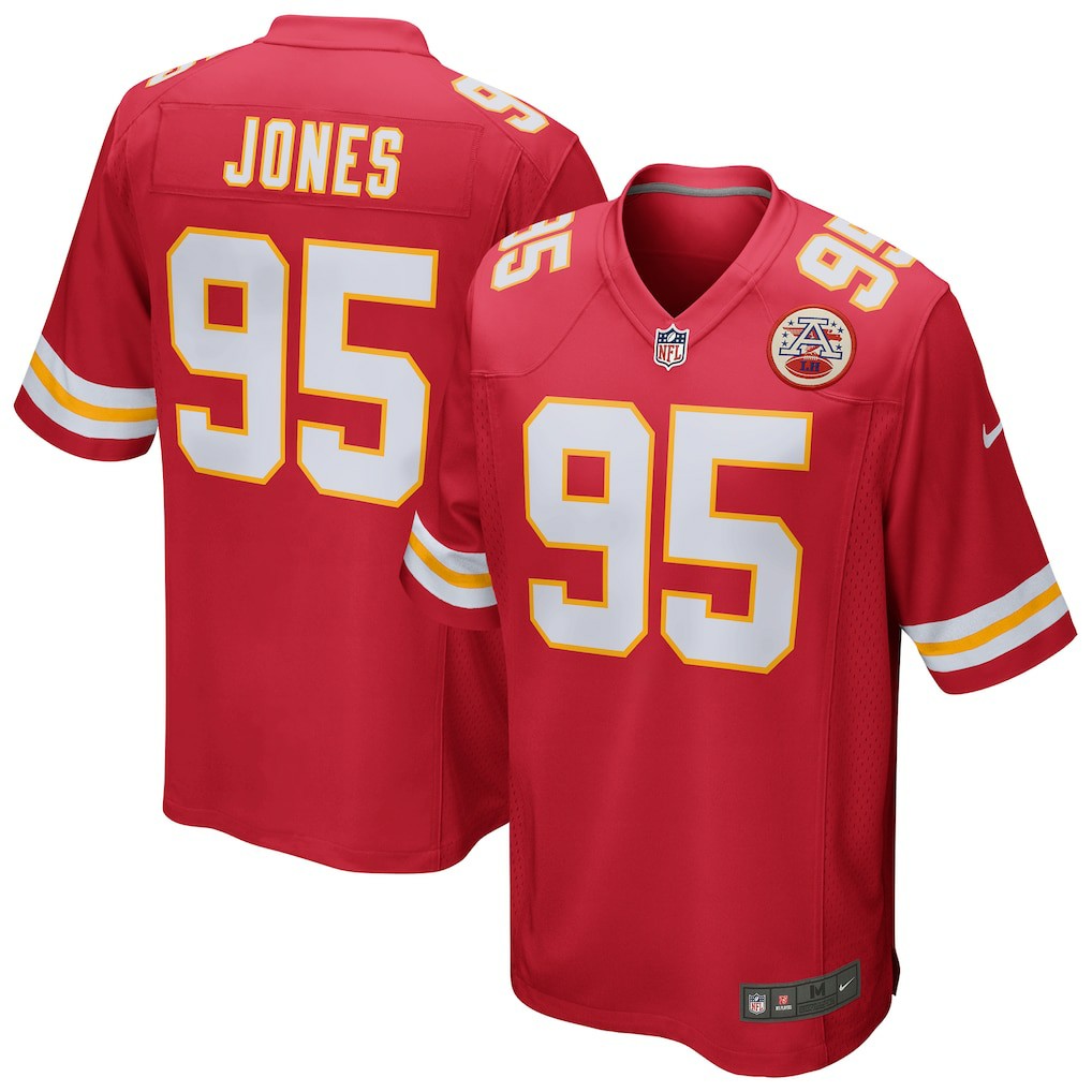 Kansas City Chiefs Chris Jones  Game Jersey | NFL Hot