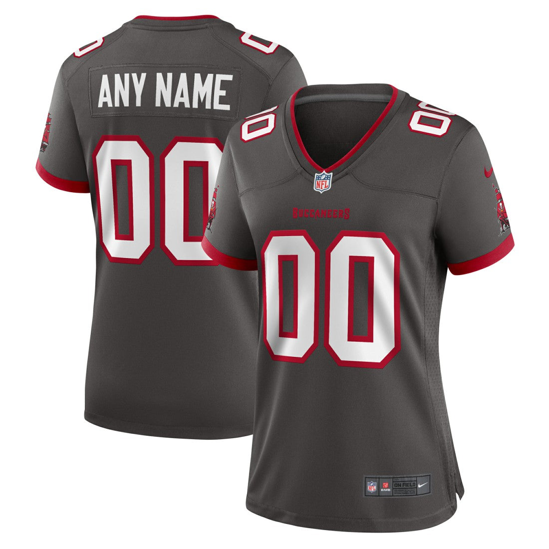 Tampa Bay Buccaneers Women's Alternate Custom Game Jersey | NFL Sale