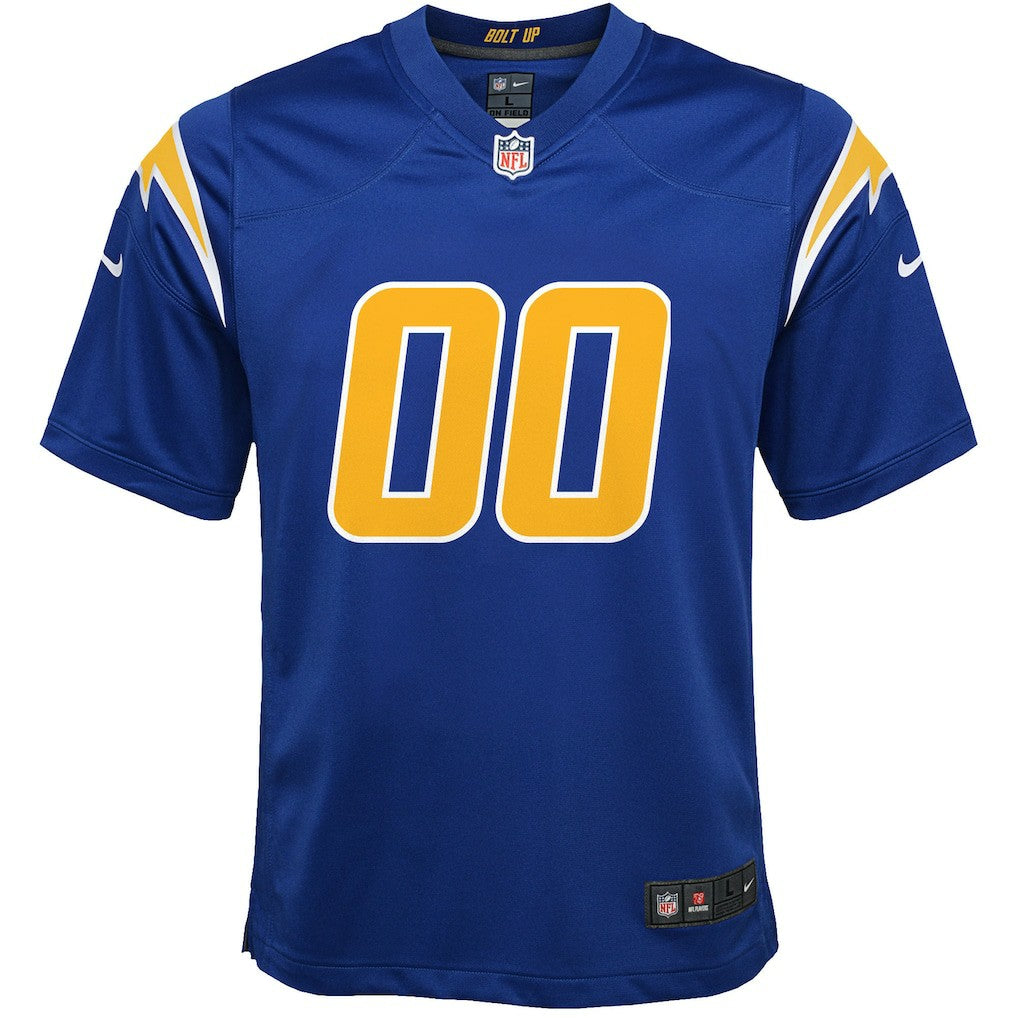 Los Angeles Chargers Youth Alternate Custom Game Jersey | NFL Outlet