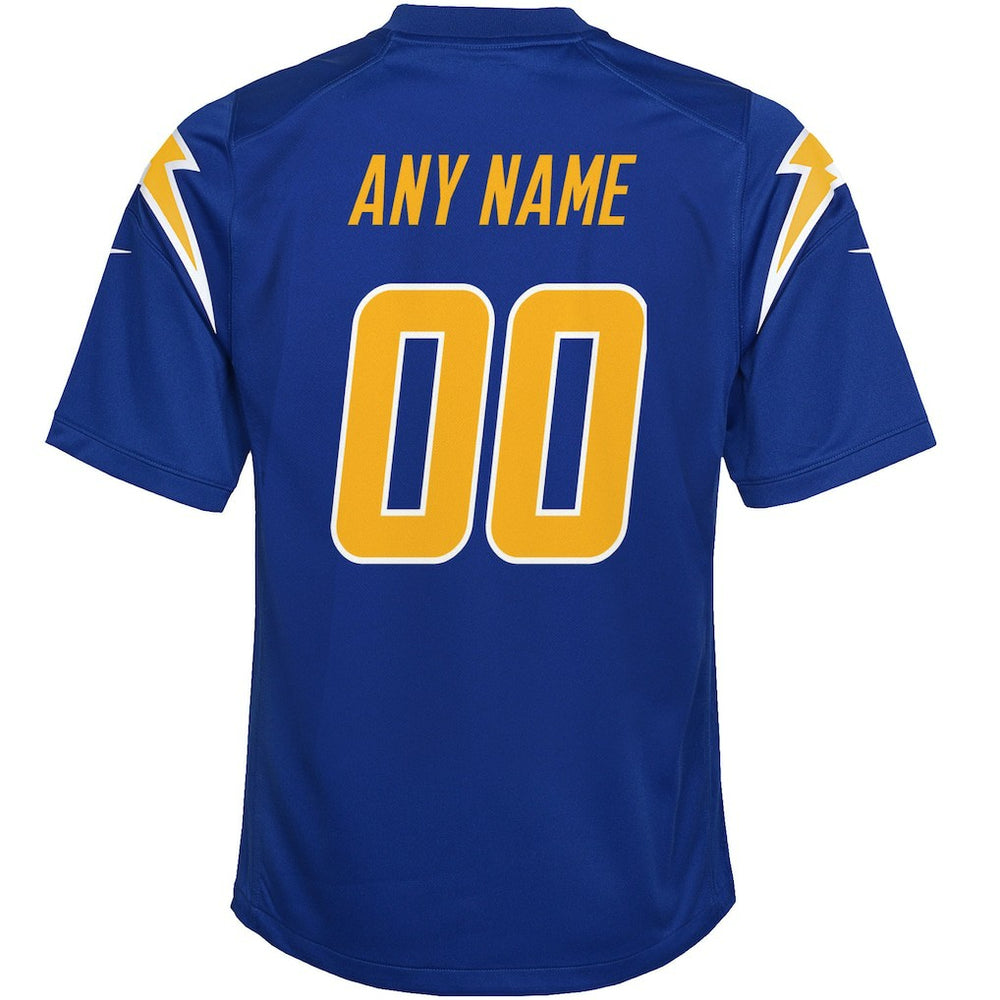 Los Angeles Chargers Youth Alternate Custom Game Jersey | NFL Outlet