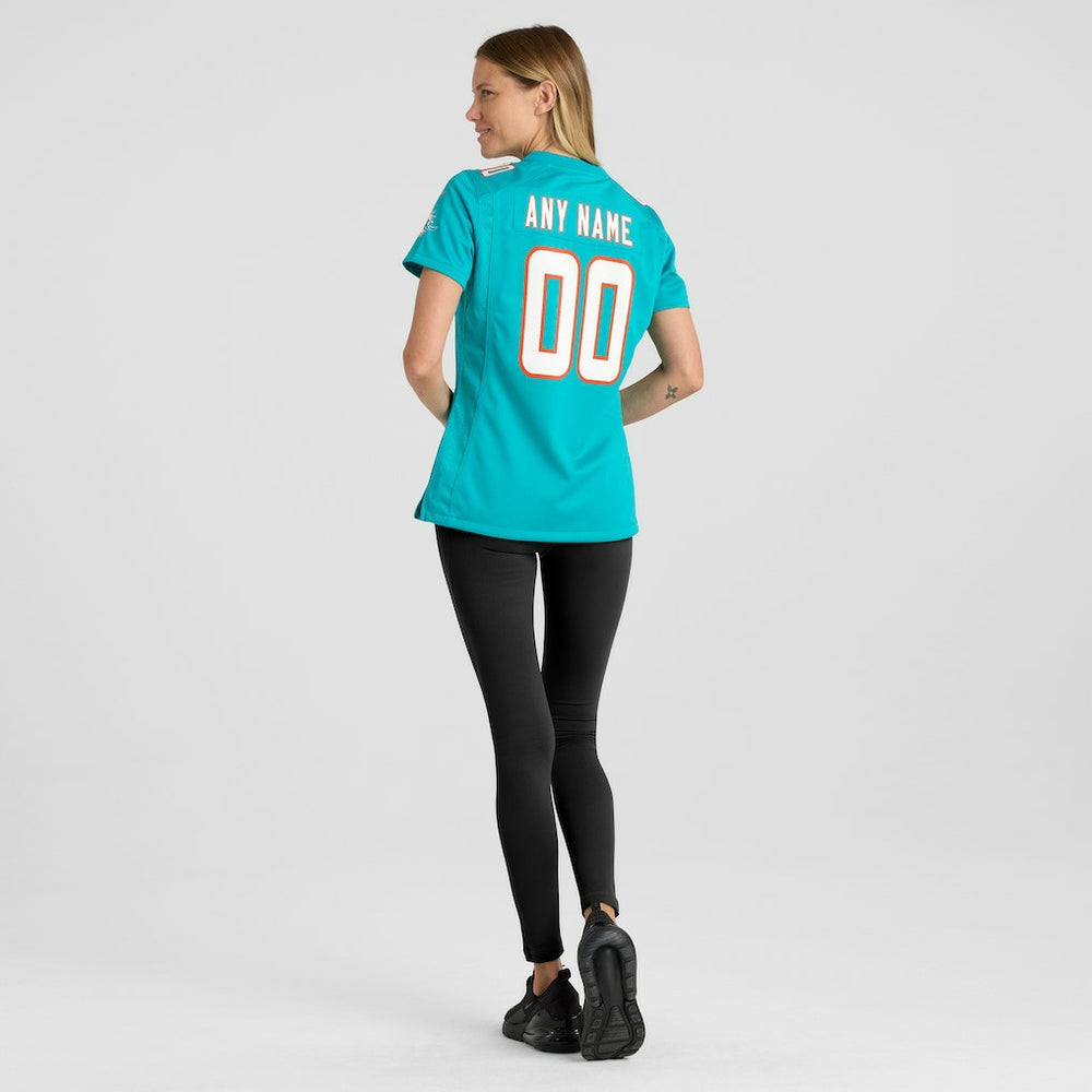 Miami Dolphins Women's Custom Game Jersey | NFL Outlet