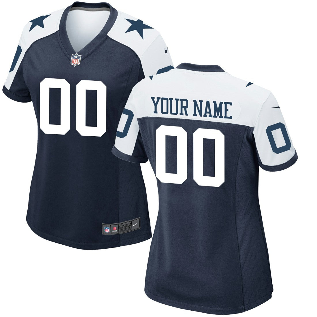 Dallas Cowboys Women's Alternate Custom Game Jersey | NFL Sale
