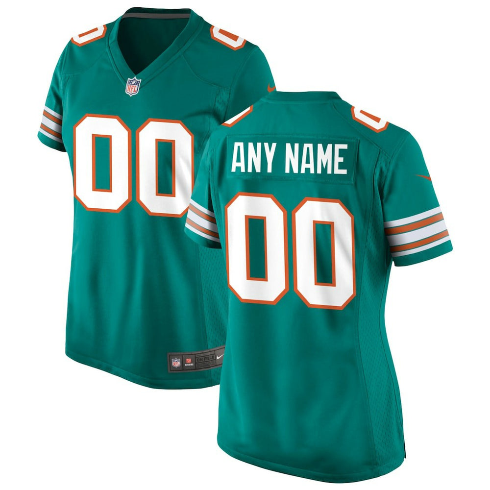 Miami Dolphins Women's Alternate Custom Game Jersey | NFL Near me
