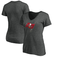 Tampa Bay Buccaneers Women's Primary Logo V-Neck T-Shirt | NFL New