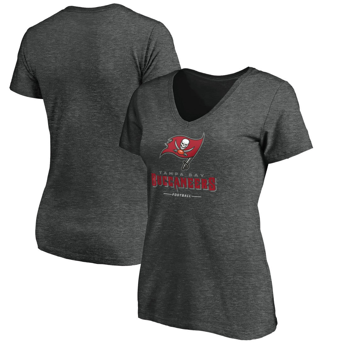 Tampa Bay Buccaneers Women's Team Lockup V-Neck T-Shirt | NFL On sale